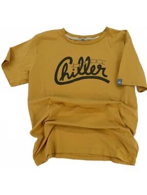 90s Serial Chiller T-Shirt Medium Mustard Vintage Streetwear